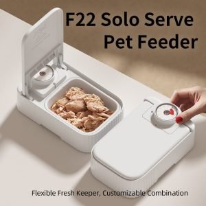Pet Single-Meal Feeder with 48H Timer & Ice Crystal Cooling Box
