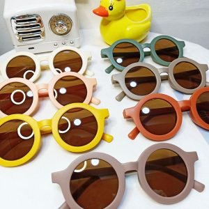 Round Frame Fashion Pet Sunglasses